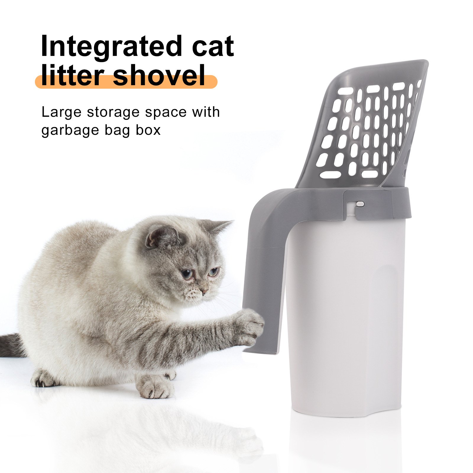 🔥Huge Sale - 49% OFF🔥 2 In 1 Integrated Cat Litter Shovel😻