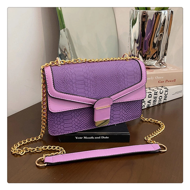 Women's Small All Seasons Pu Leather Solid Color Basic Square Flip Cover Shoulder Bag