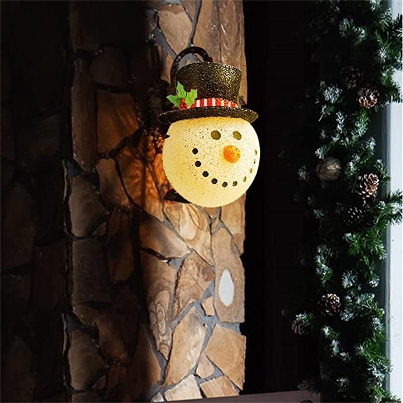 Christmas Snowman Porch Light Covers