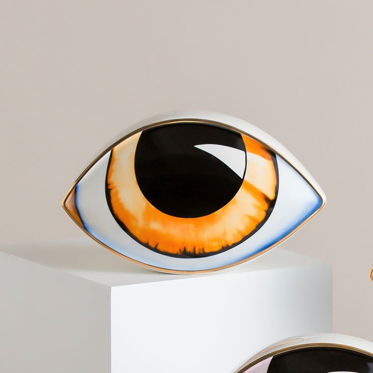 Ceramic Eye Sculpture