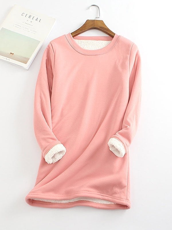 💥Hot Sale .Sold 20000+💥Women's NEW Casual Cotton Round Neck Solid Sweatshirt (S-5XL)