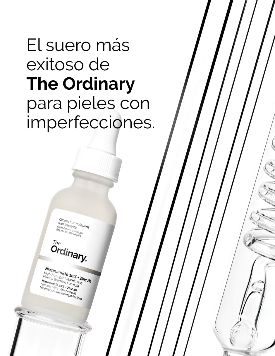 Serum hidratante Facial Niacinamide 10% + Zinc 1% The Ordinary Todo tipo de piel 30 ml