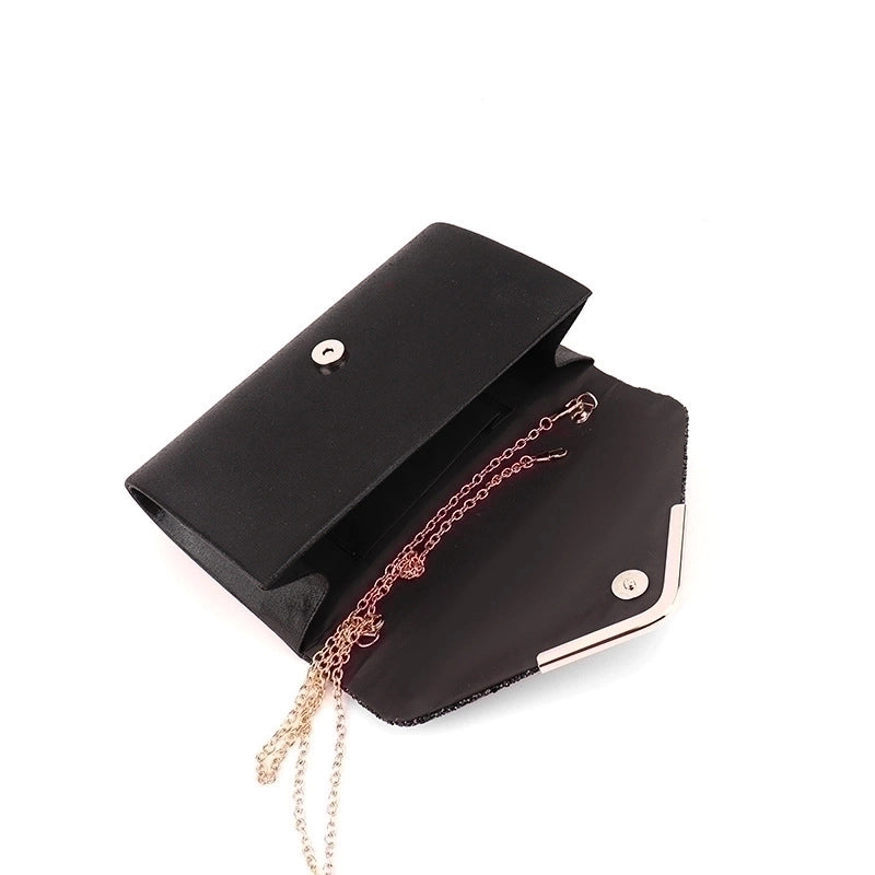 Pu Leather Solid Color Square Evening Bags