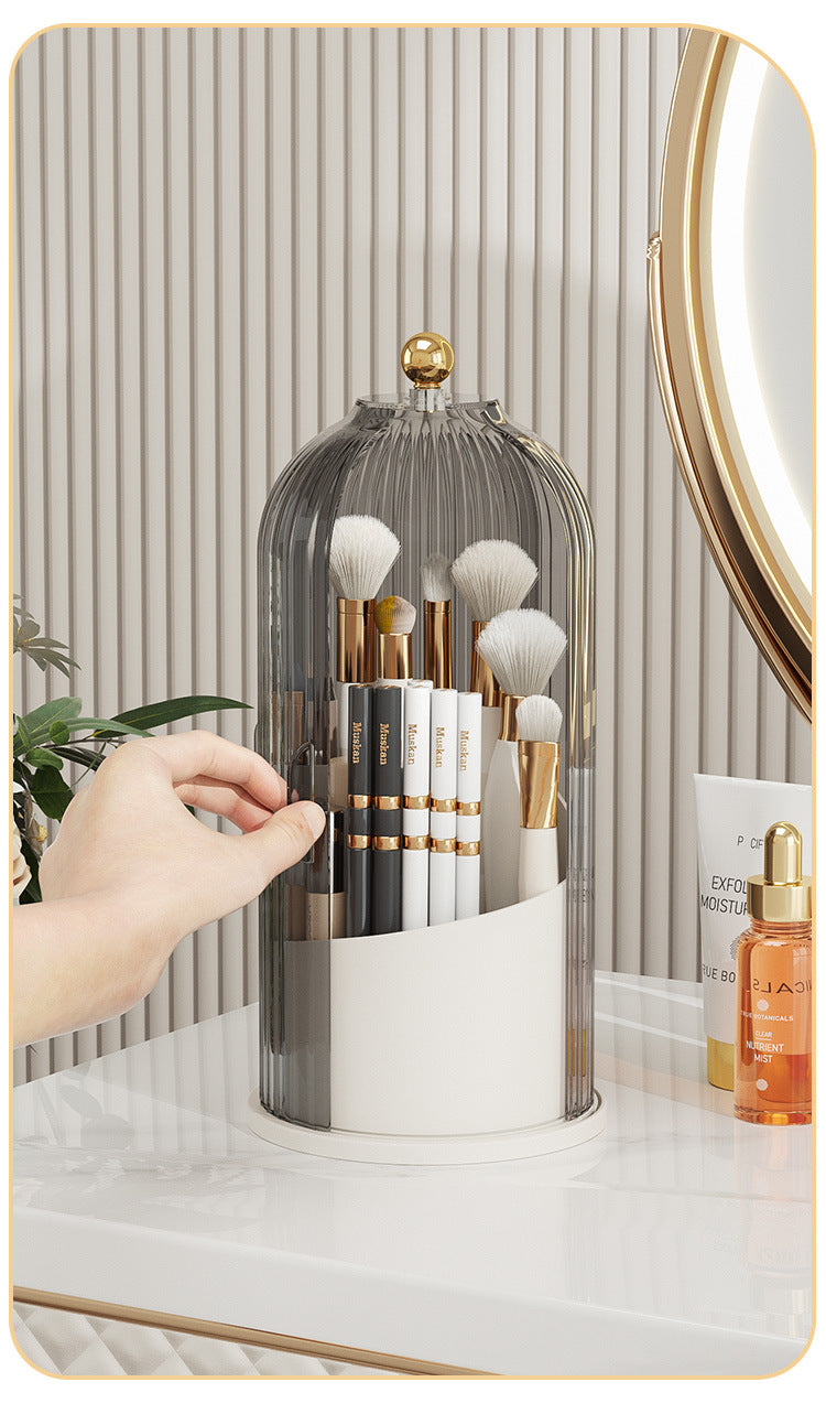 LUXOR ROTATING MAKEUP BRUSH HOLDER