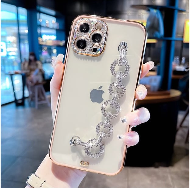 Diamond bracelet phone case
