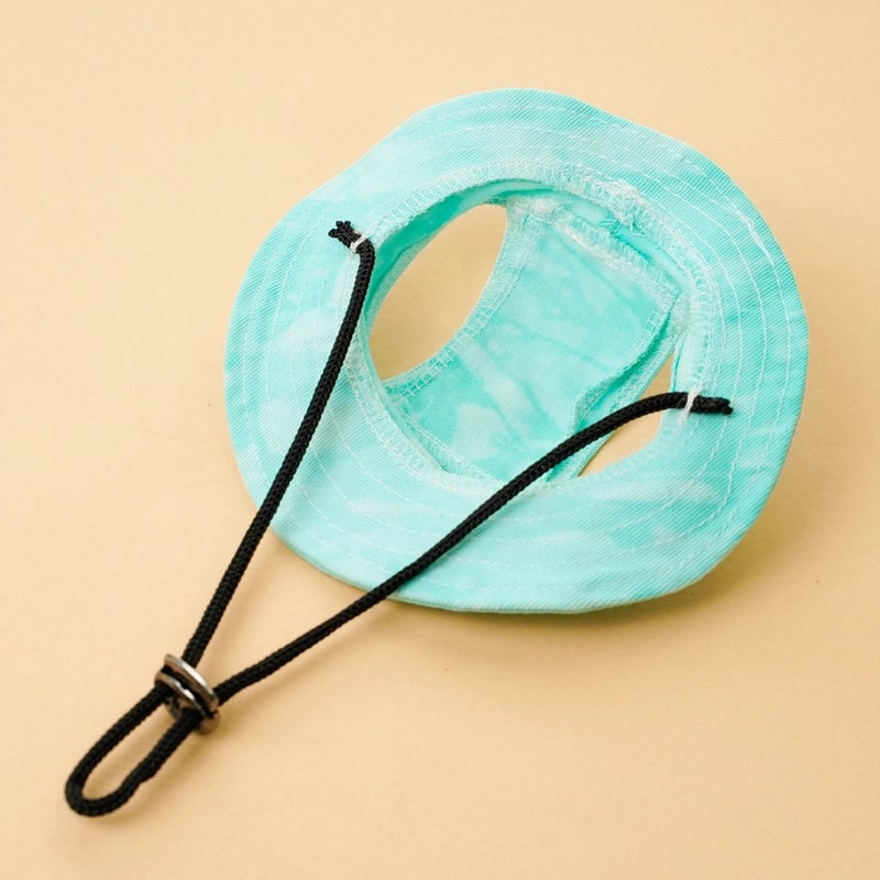 Dog Cat Sun-proof Anti-tightening Hat Anti-release Ear Adjustable Rope Buckle Fisherman Hat Pet Supplies