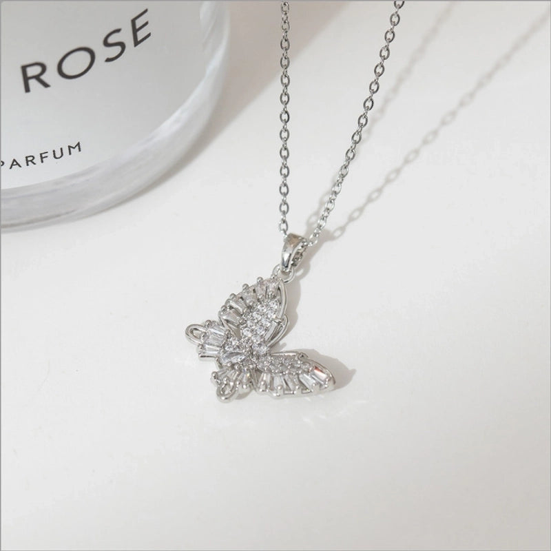 2 Pieces Minimalist Classic Style Geometric Titanium Steel Plating Pendant Necklace