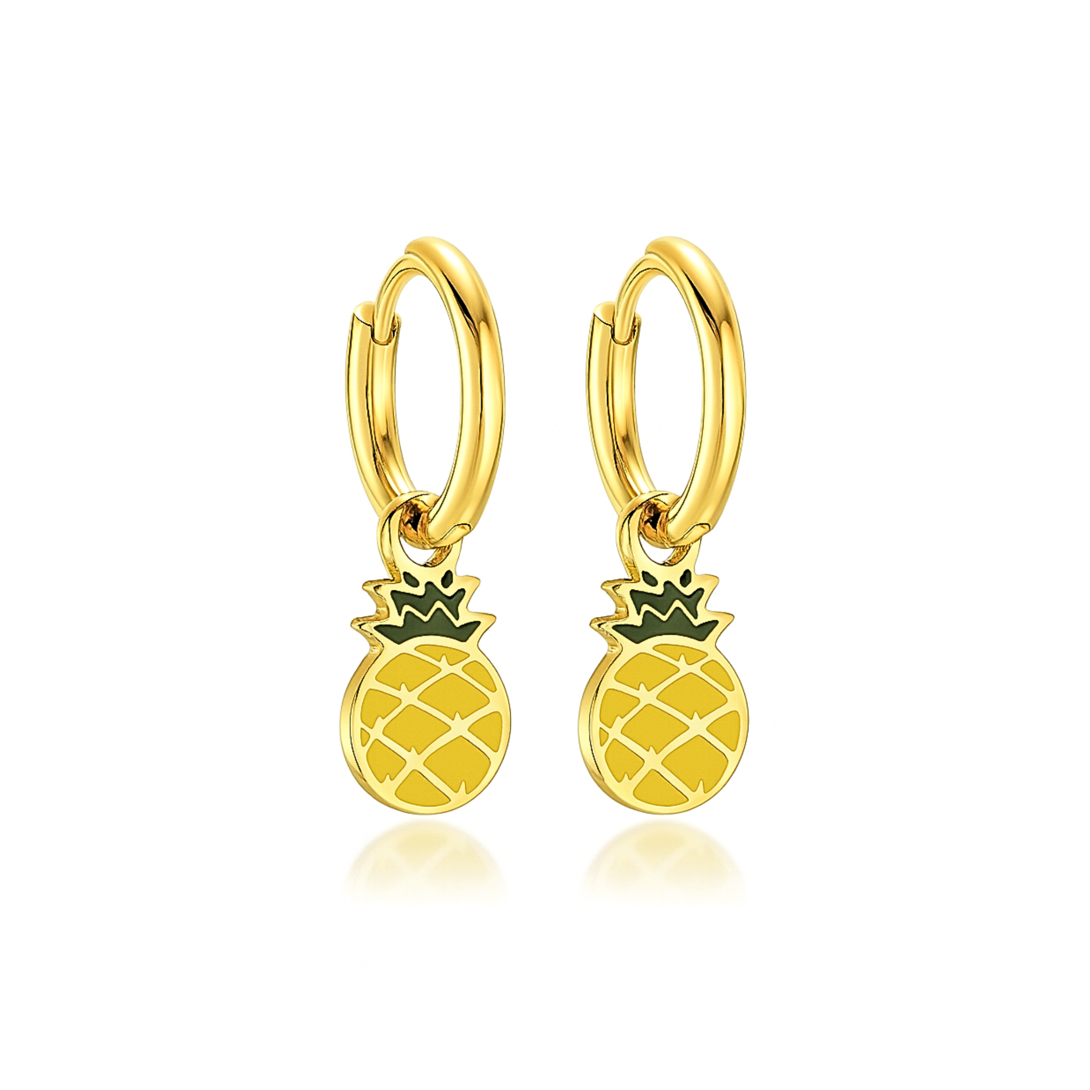 Juicy pineapple hoops