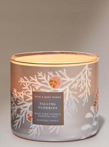 Bath &  Body Works Falling Flurries 3-Wick Candle