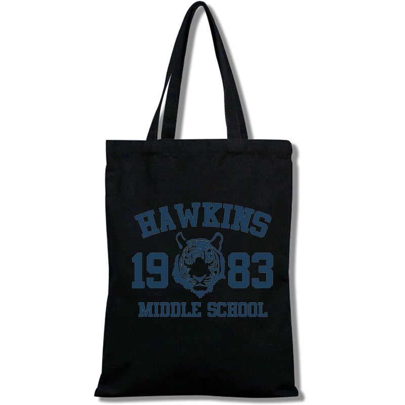 Women's Medium Canvas Letter Vintage Style Classic Style Square Open Shoulder Bag