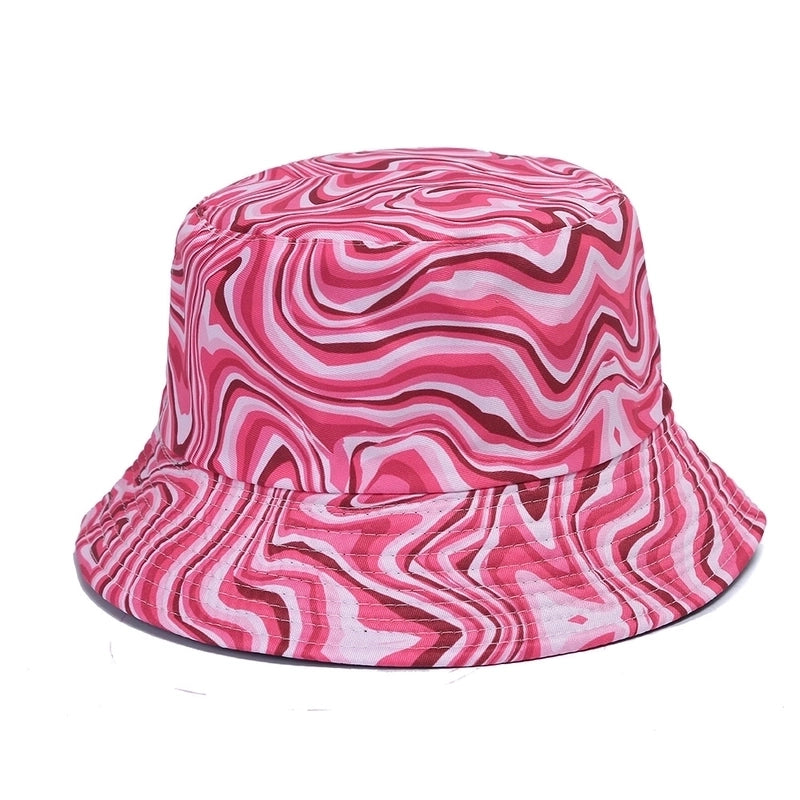 Women's Artistic Geometric Flat Eaves Bucket Hat