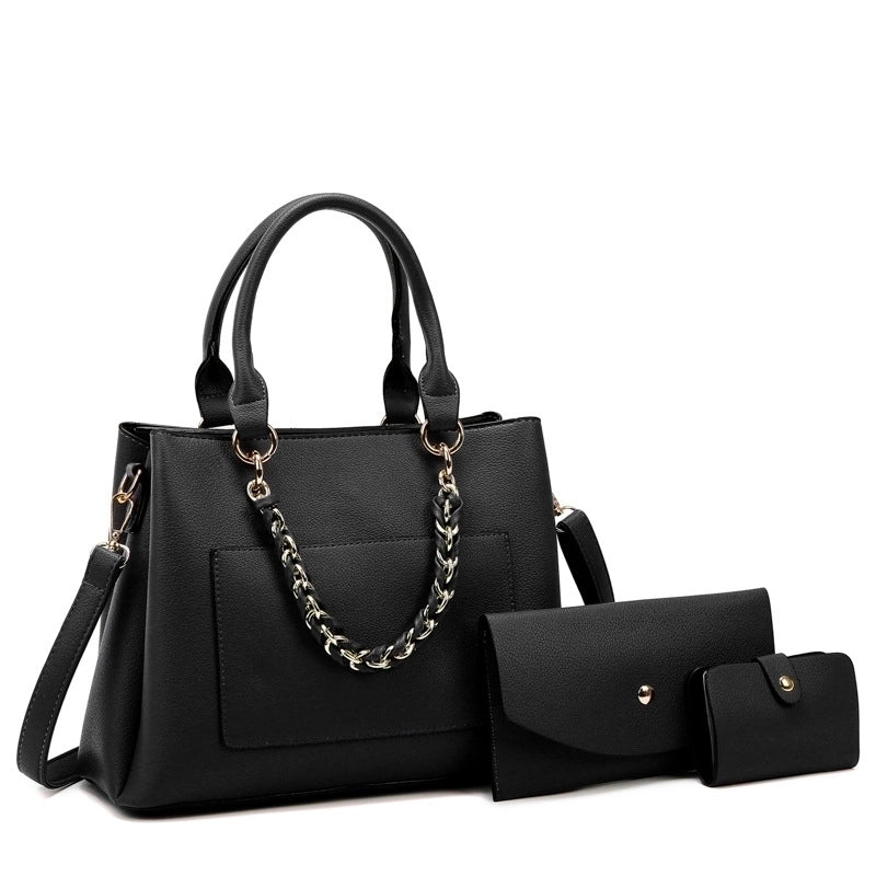 Women's Medium Pu Leather Fashion Bag Sets