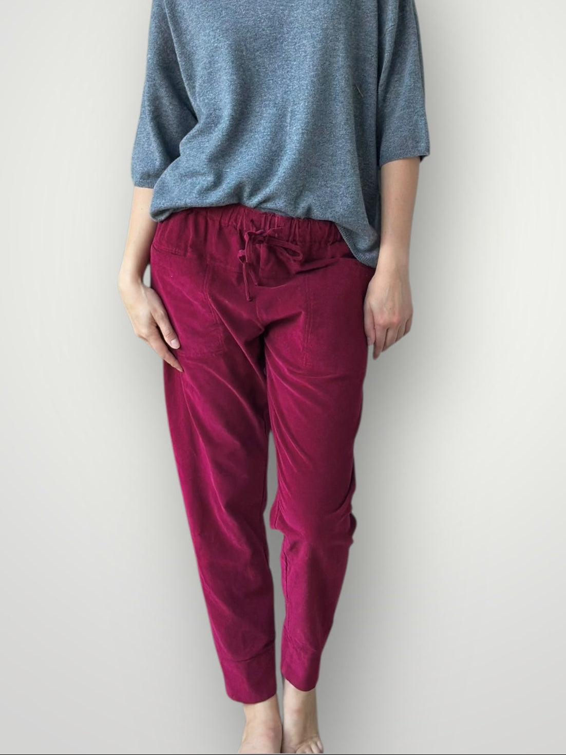darcy pants - merlot cord
