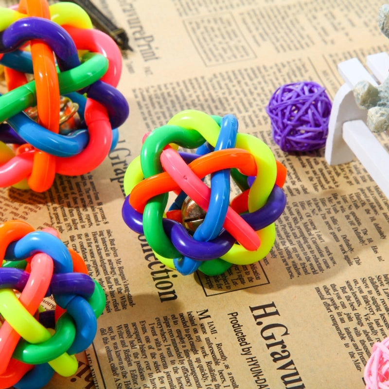 Fashion Pet Toy Color Sounding Ball
