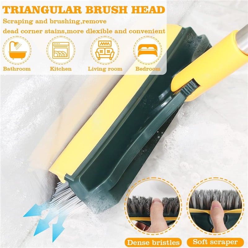 Powerful Brush and Scraper 2-in-1 Cleaning Tool