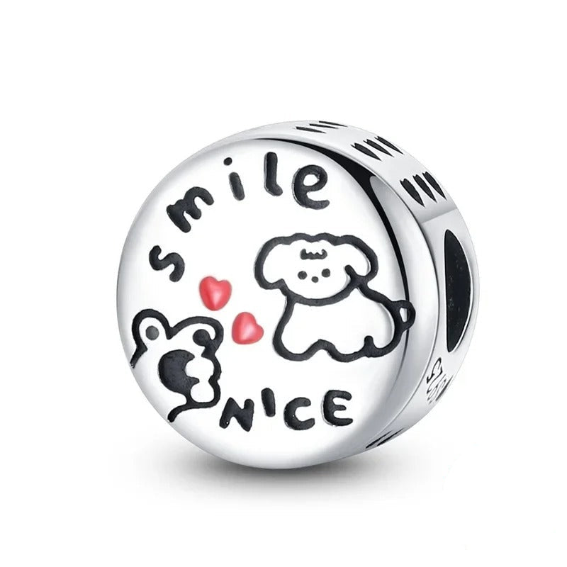 Paw And Animal Shape Charm Beads