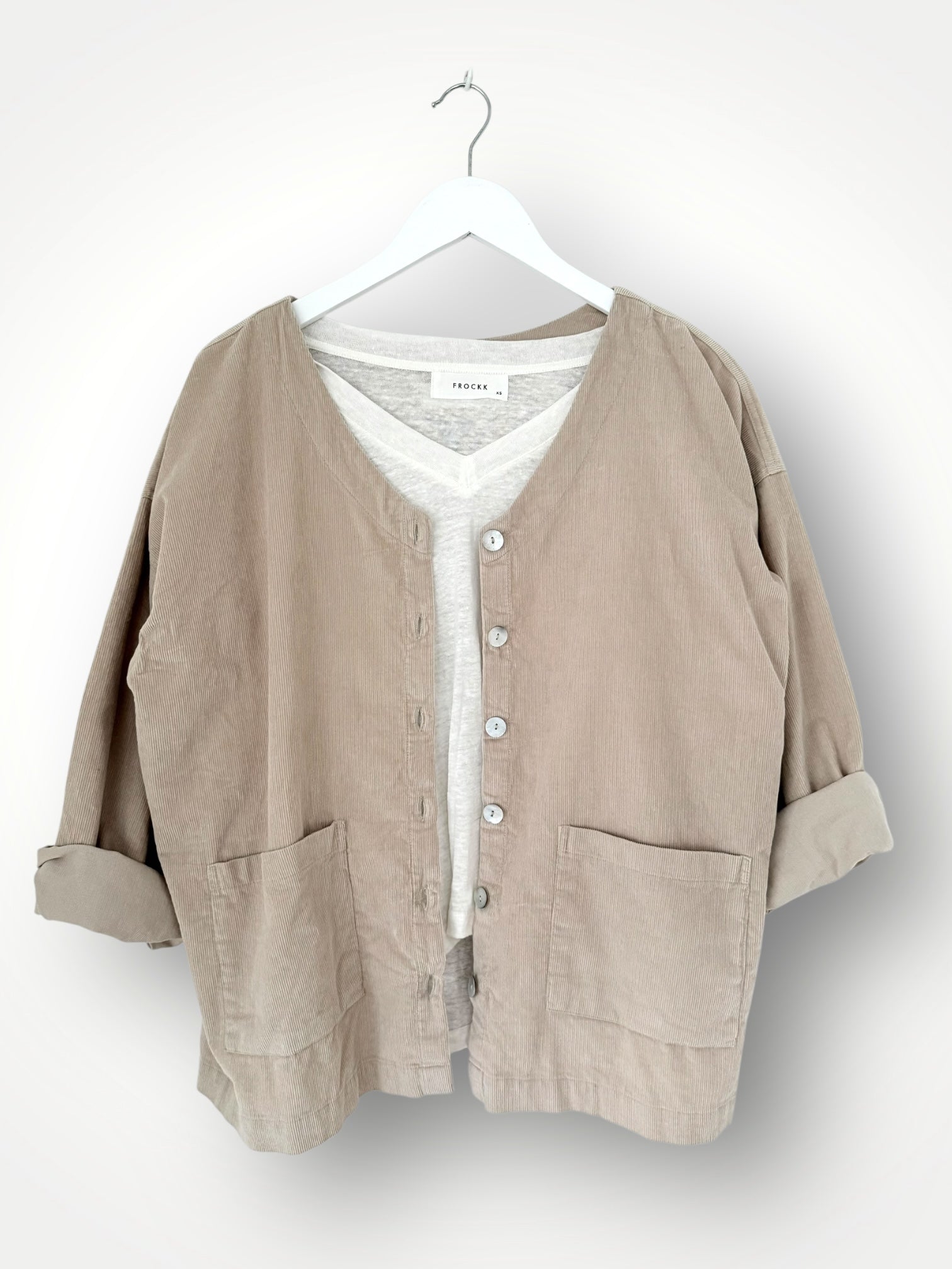 jamie jacket - almond cord