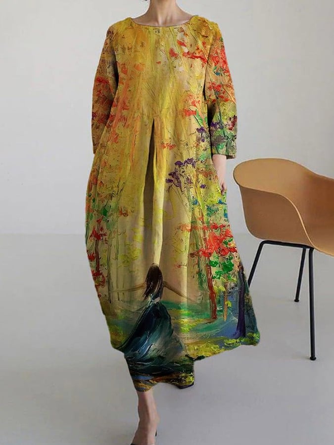 Women's Casual Printed Dress