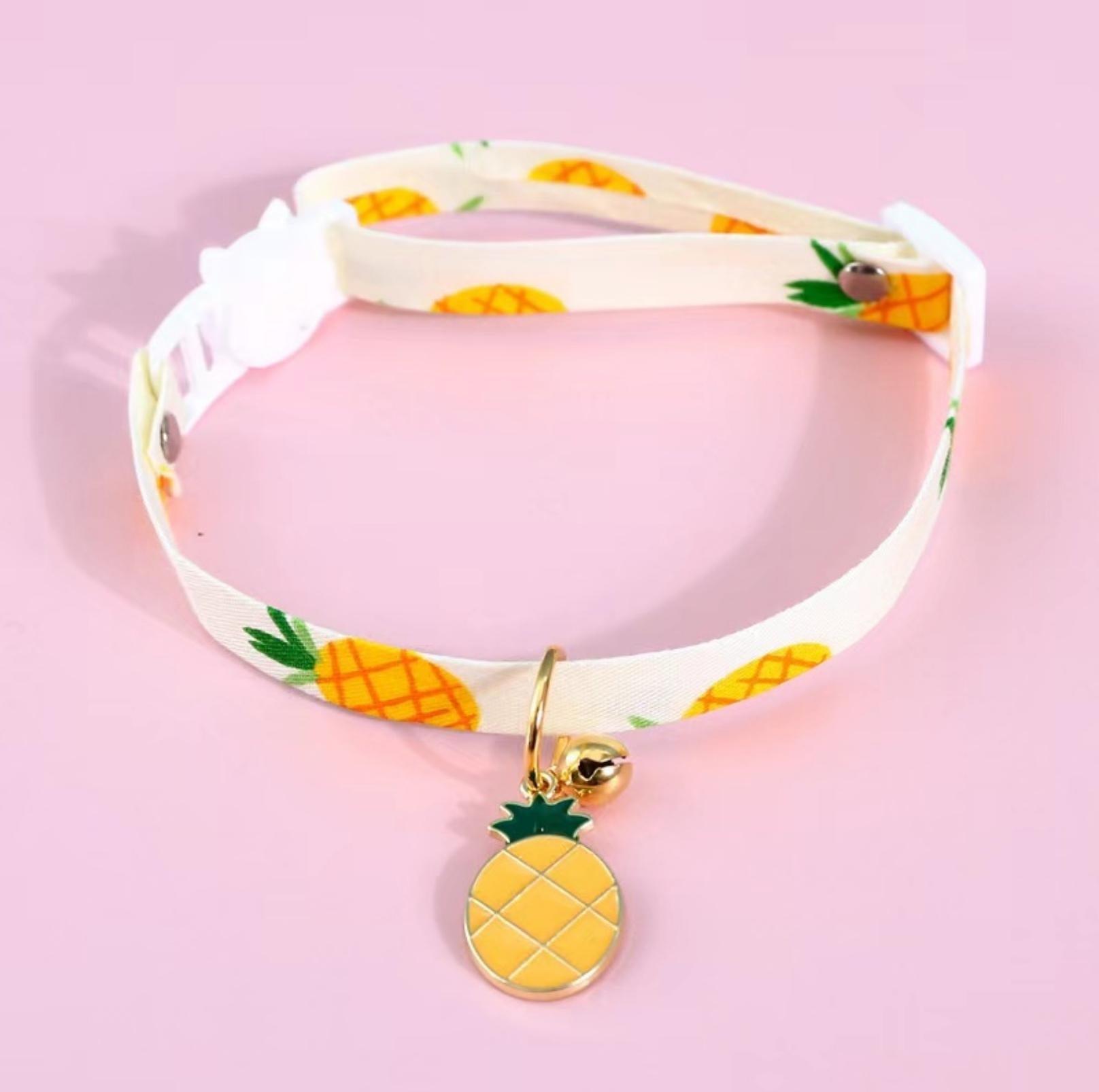 Fruit Series Pendant Style Adjustable Pet Collar