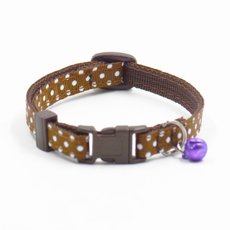 Polka Dot Print Dog Collars