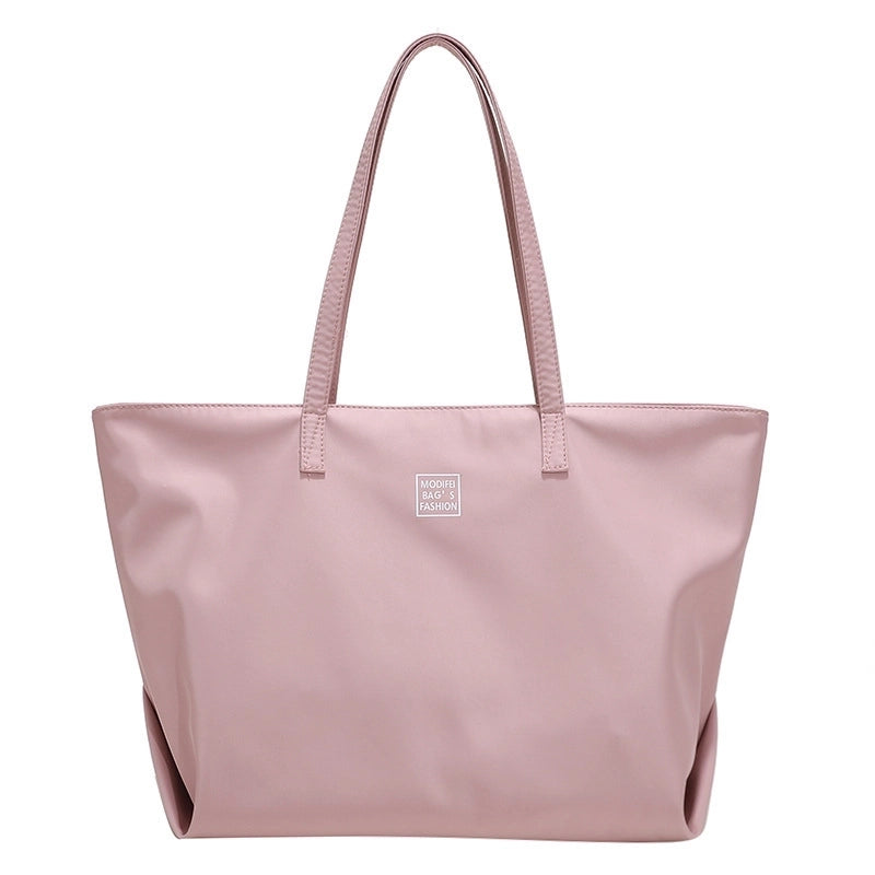 Women's Medium Nylon Solid Color Streetwear Square Zipper Underarm Bag