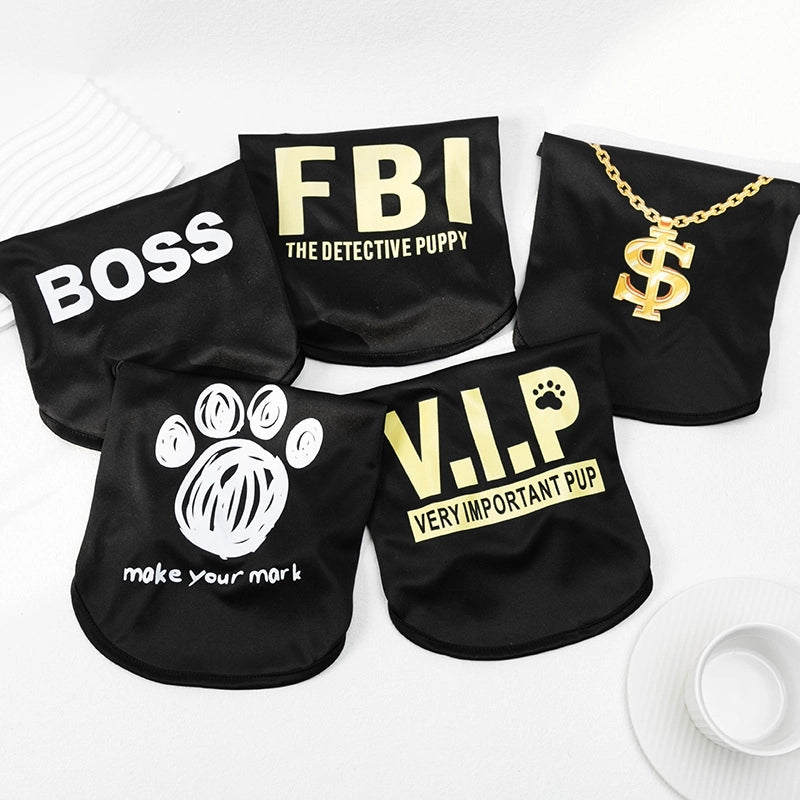 Casual Polyester Letter Pet Clothing