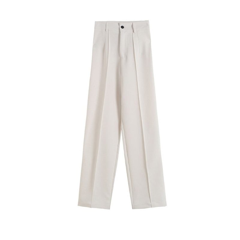 Office Wear High Waist Straight Pants For Women