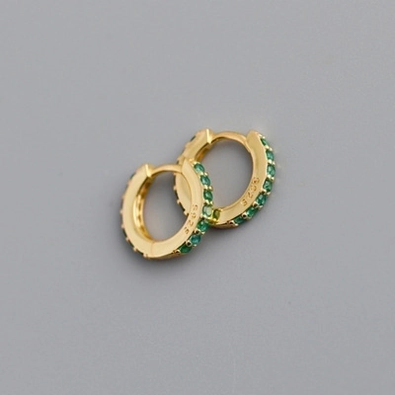 2 Pieces Minimalist Geometric Copper Plating Ear Studs 1 Pair