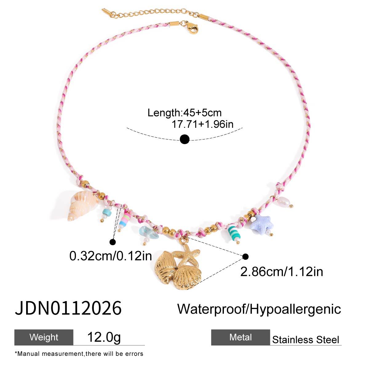 Stainless Steel Diy Pendant Braided Necklace Stacked Clavicle Chain Titanium Steel Necklace