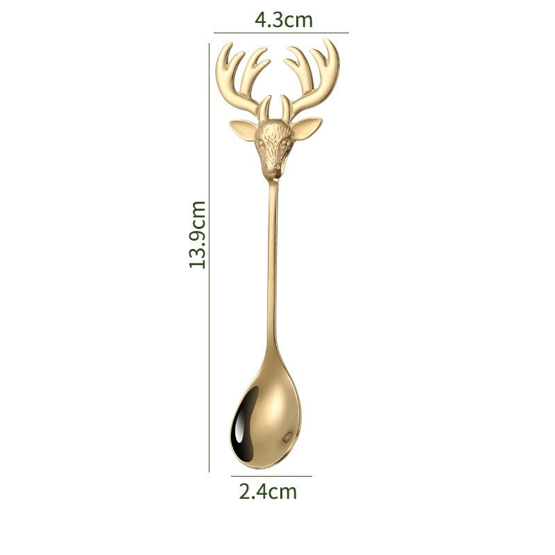 Casual Animal 304 Stainless Steel Spoon 1 Piece