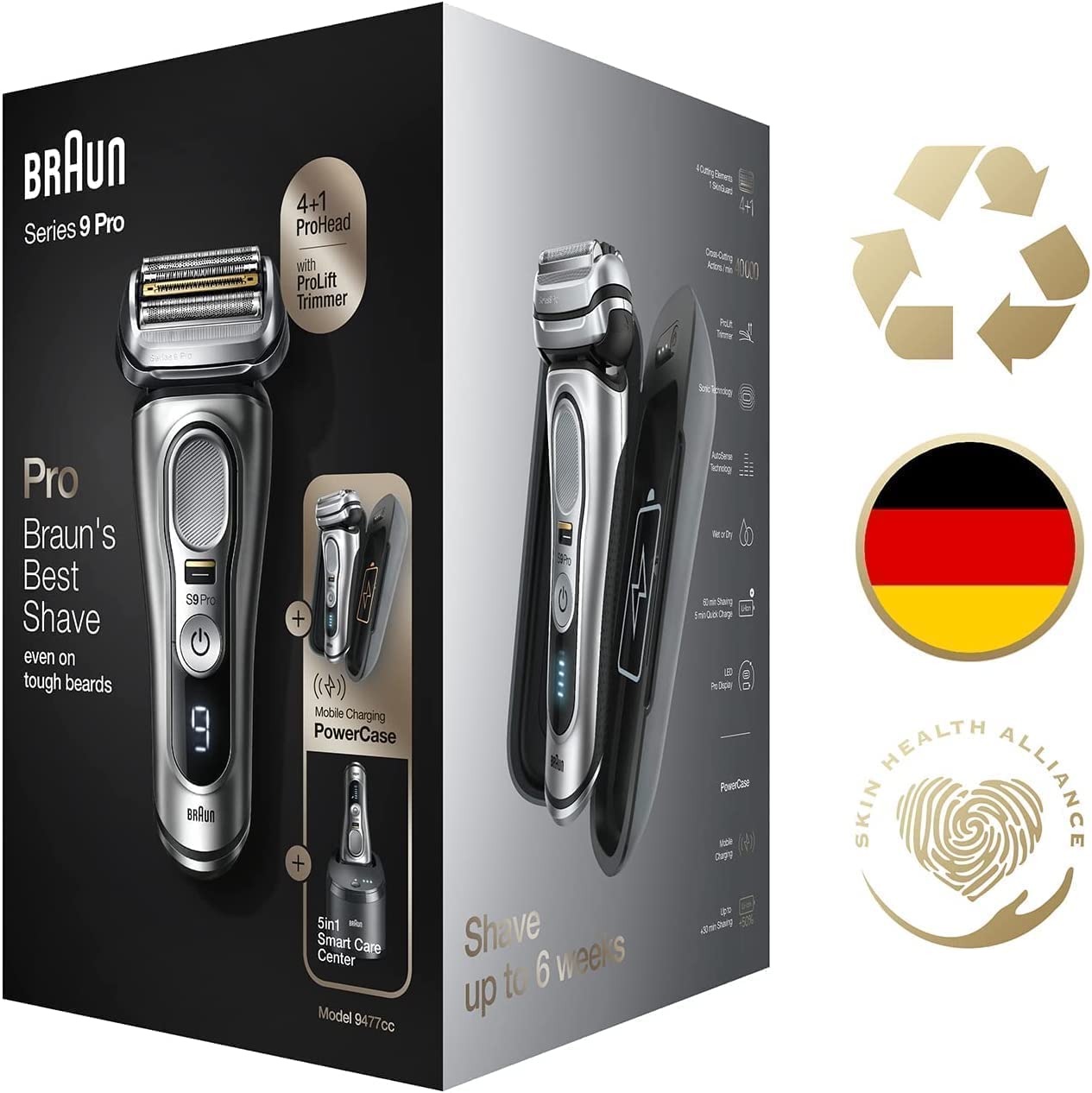 Black Friday Limited Offer🖤Buy 1 Get 1 Free🎁Braun Series 9 PRO+ Electric Shaver for Men