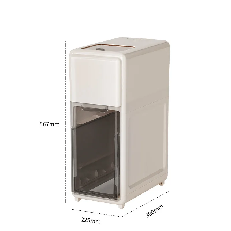Four floors removable Drawer Narrow Detachable crevice Sundries rack Bathroom Clamp Cabinet rice bucket for kitchen storage