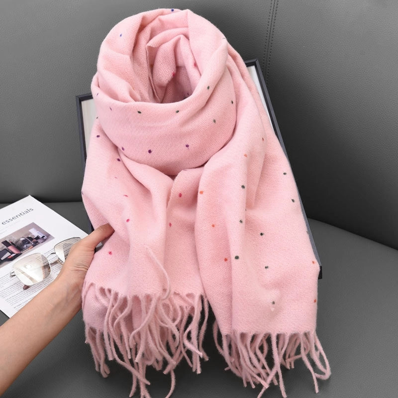 Women's Basic Solid Color Polyester Scarf