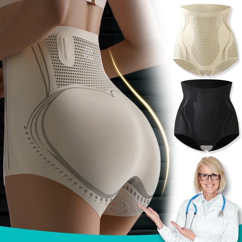 Ice Silk Ion Fibre Repair Shaping Shorts. Tummy Control Underpants