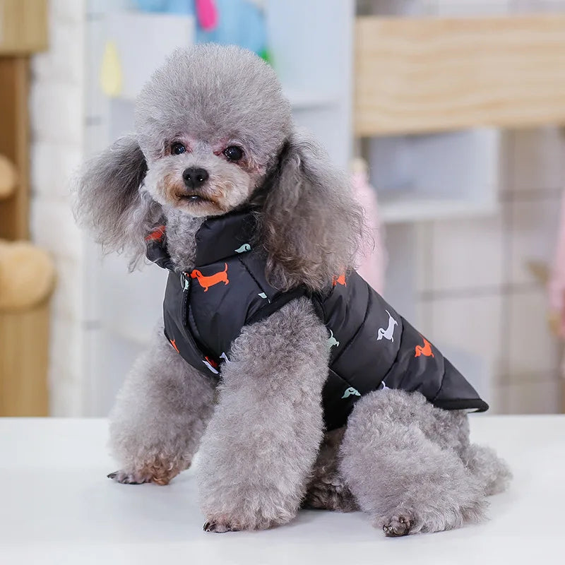 Winter Dog Clothes for Small Dogs Coat Warm Vest Clothes for Yorkies Chihuahua French Bulldog Puppy Vest for Dogs Costumes Coat