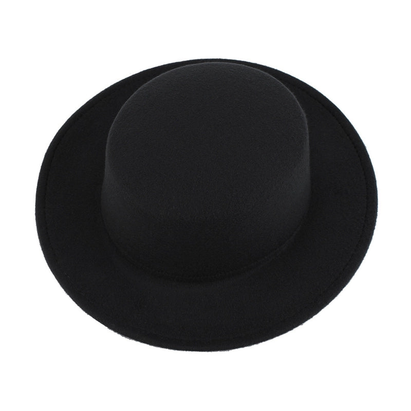 Autumn And Winter Classic Hat Fashion Style Woolen Gentleman Top Hat Personality Jazz Hat