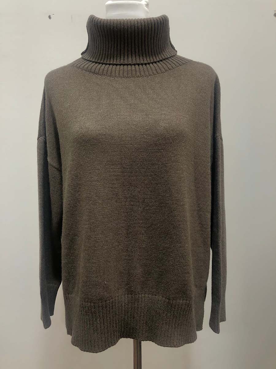 Solid Color Turtleneck Long Sleeve Sweater(6 colors)