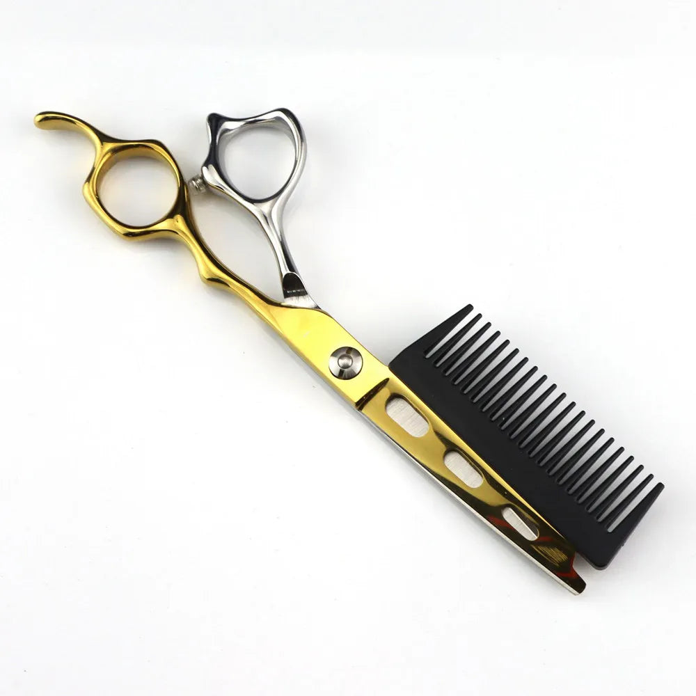 Professional Hairdressing Scissors With Detachable Comb