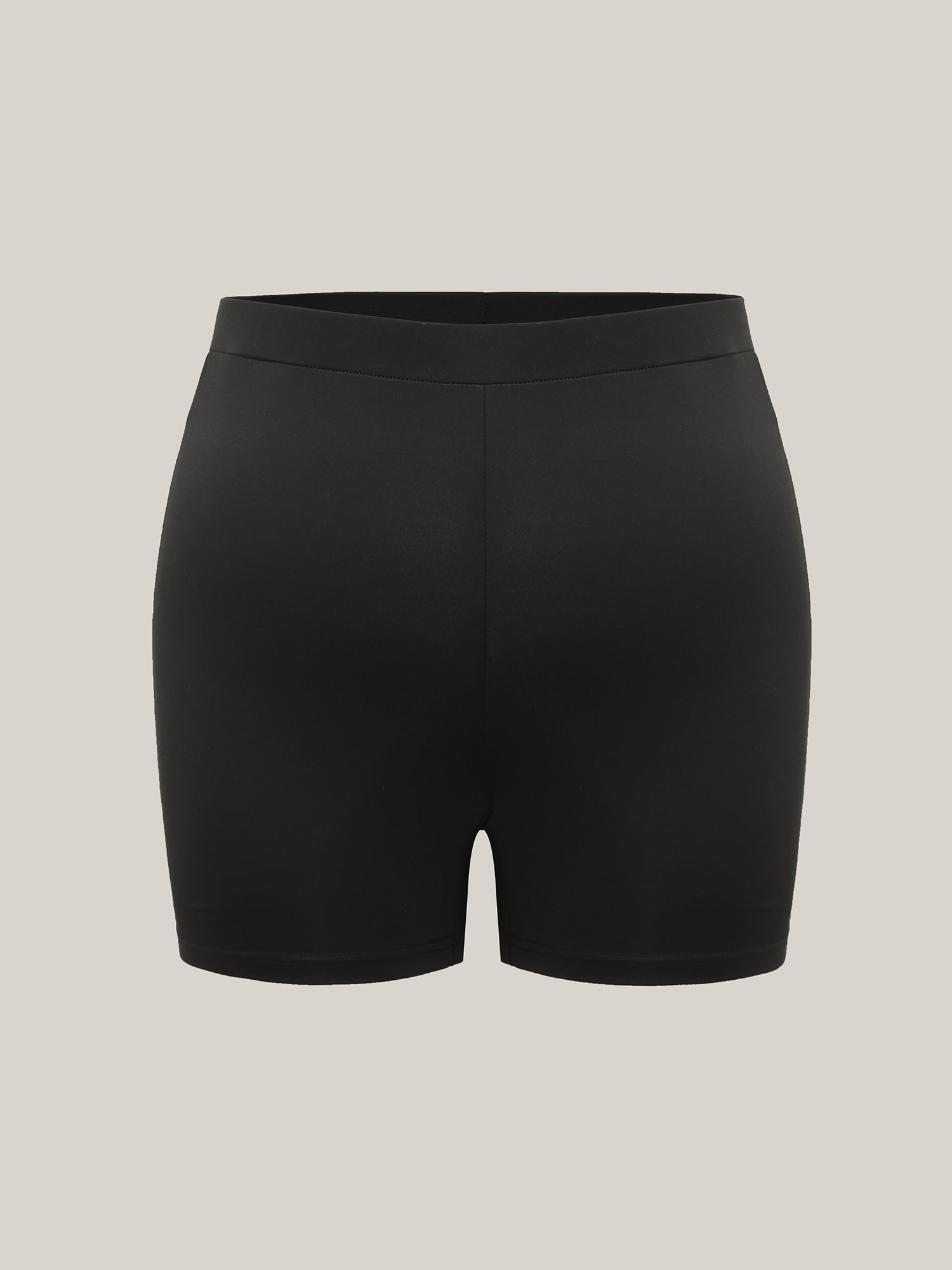 Stretchy Mid Waist Tight-Fit Shorts