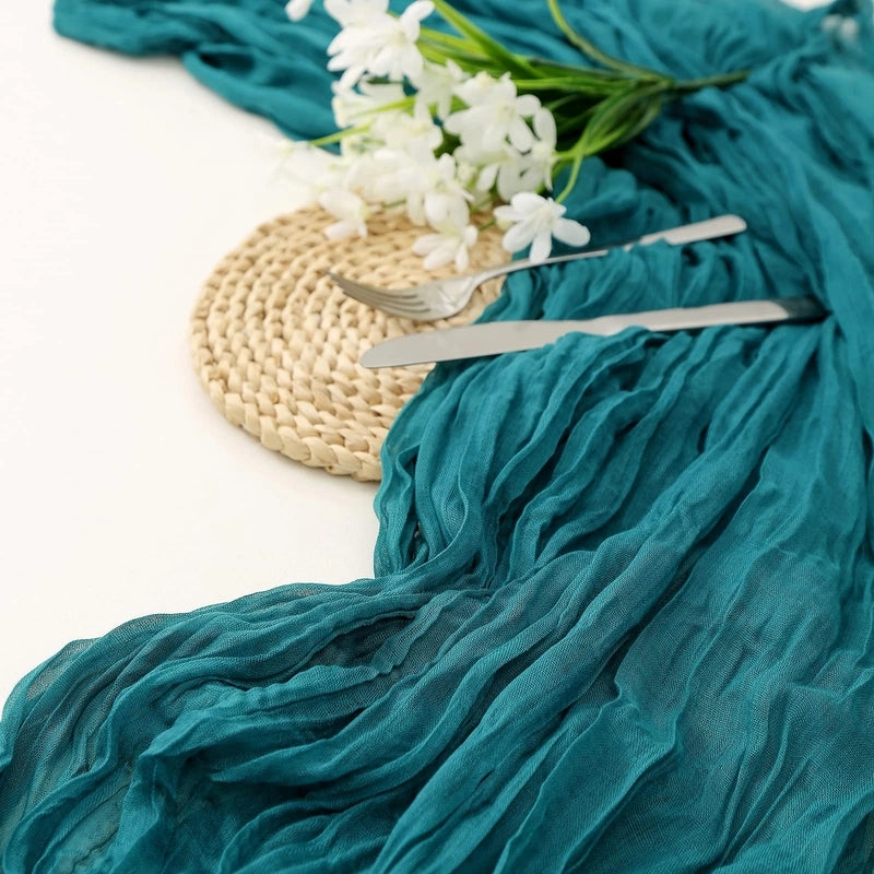 Vacation Solid Color Polyester Table Runner