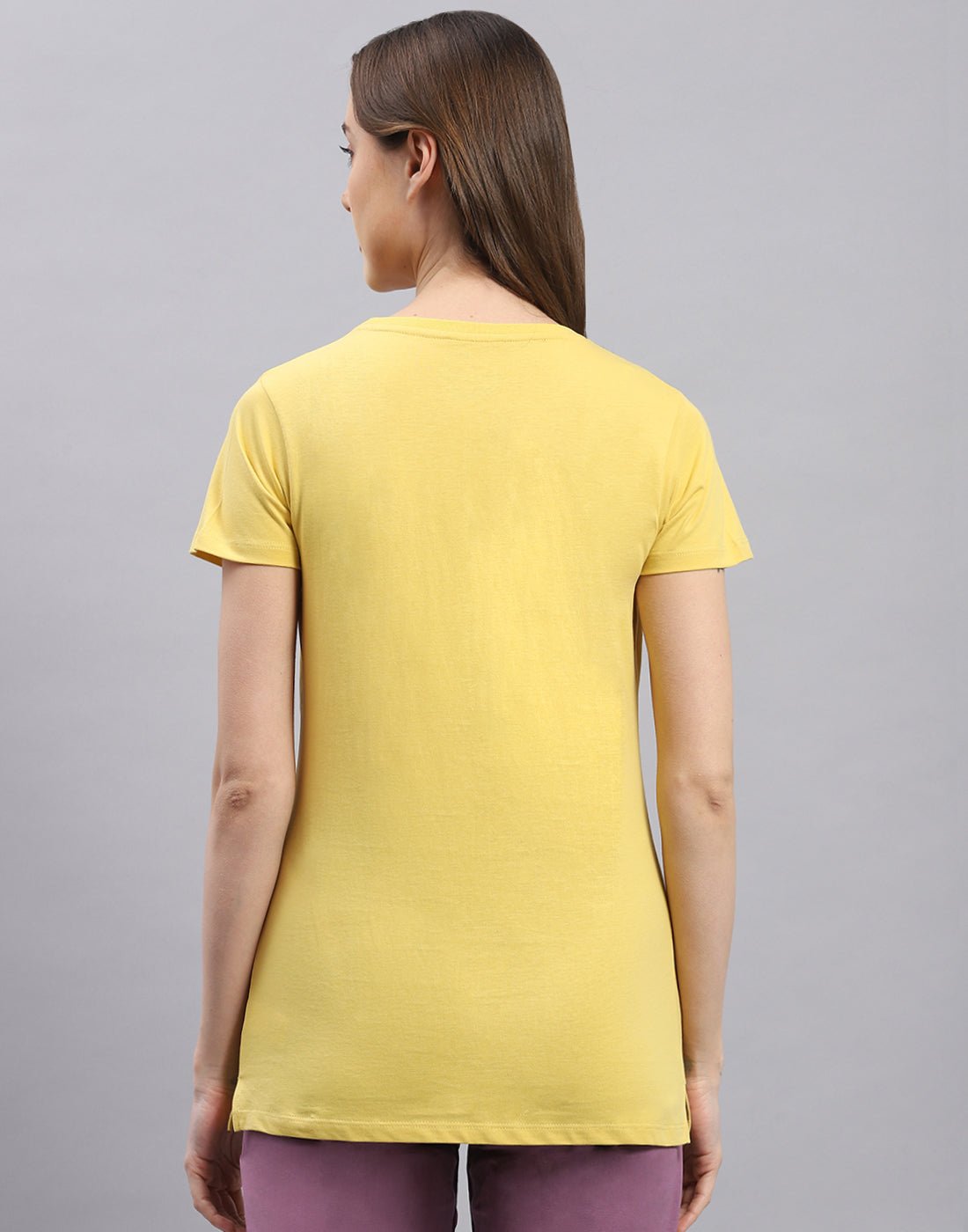 Women Red & Yellow Printed Round Neck Half Sleeve Top 2 Pc Set