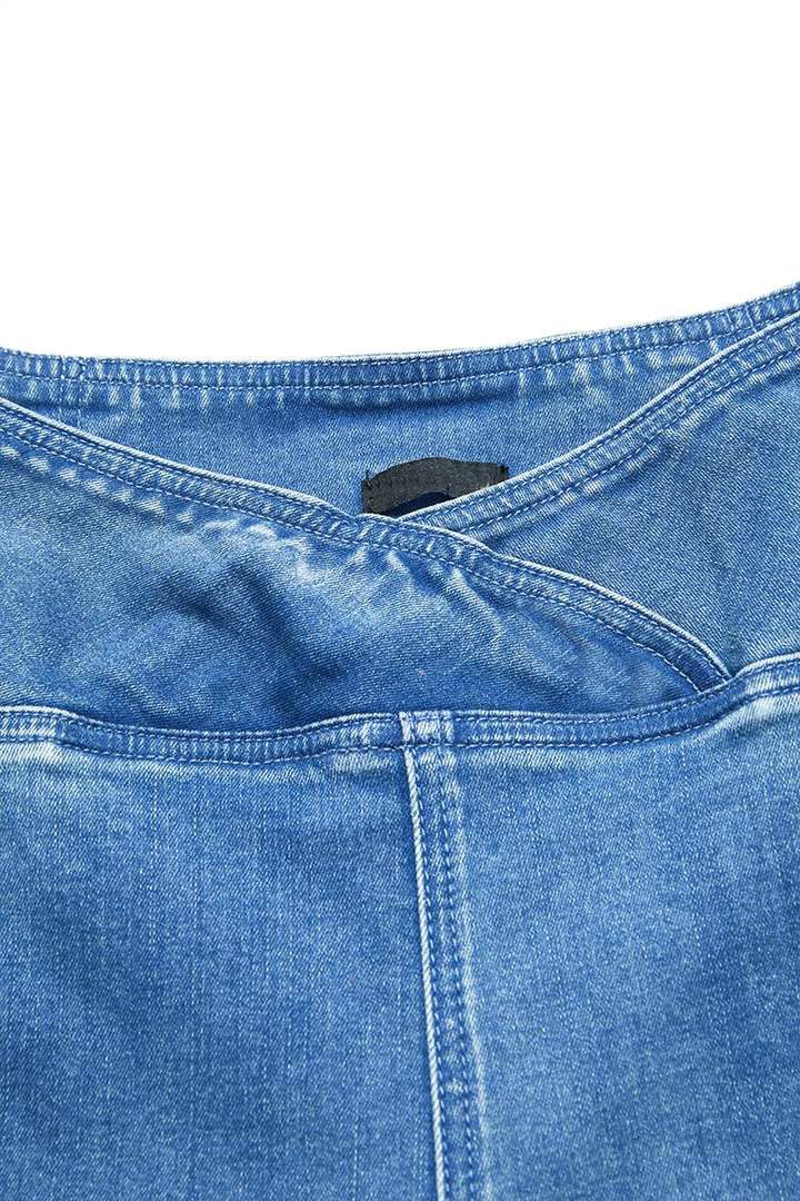 🔥Promotion-Wash Wrap Mid Rise Stretchy Flare Jeans