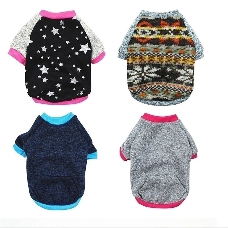 Pet Clothes Dog Clothes Spring And Autumn Thickened Jacket