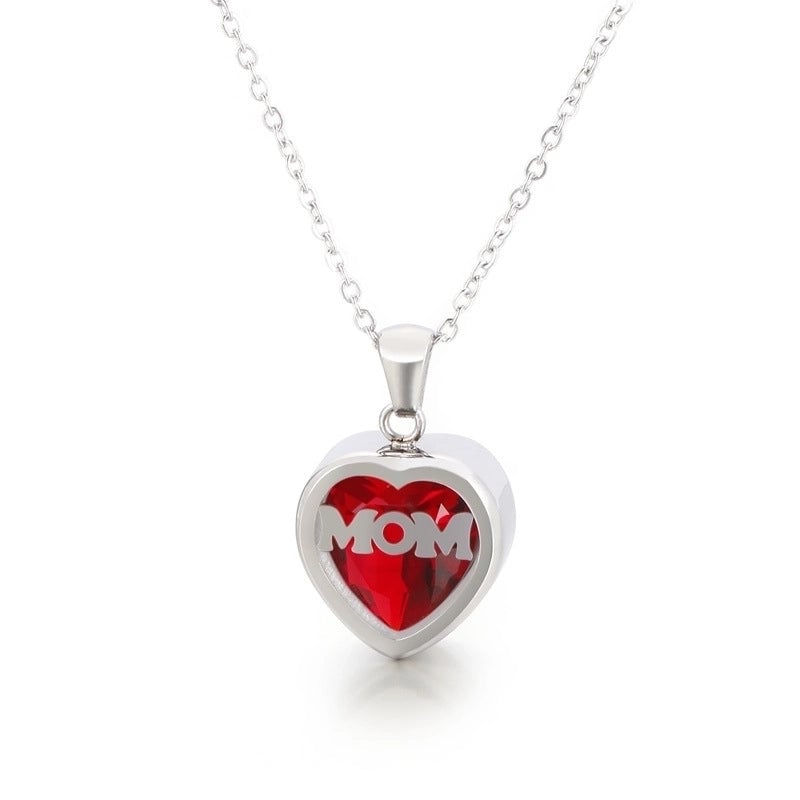 Stainless Steel Titanium Steel 18K Gold Plated Fashion Plating Heart Necklace