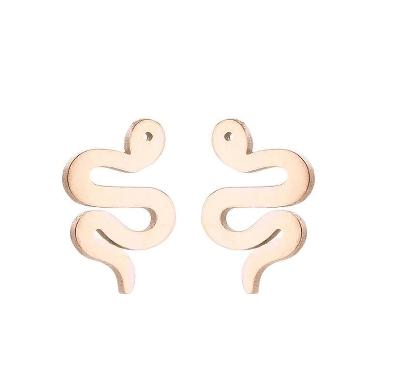1 Pair Fashion Animal Owl Plating 304 Stainless Steel 18K Gold Plated Ear Studs