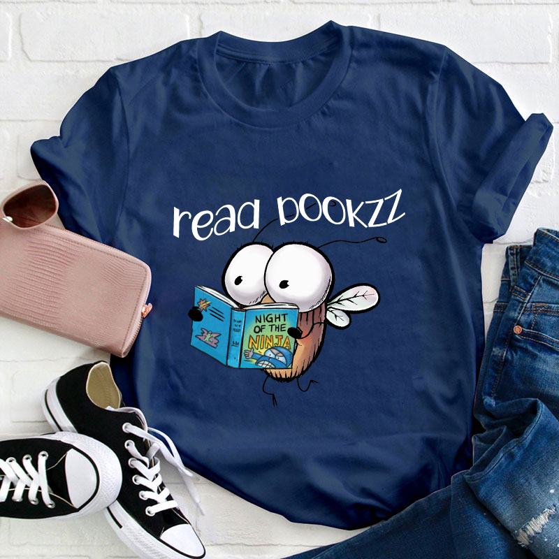 Read Bookzzz Teacher T-Shirt