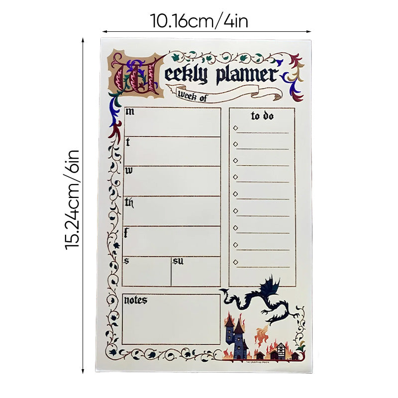 Medieval Notepad Series Stationery