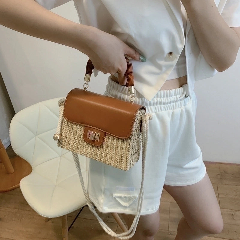 Women's Medium All Seasons Straw Fashion Straw Bag