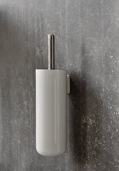 Black Bath Toilet Brush. Wall