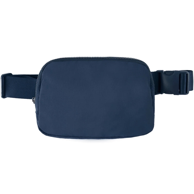 Women's Sports Solid Color Nylon Waist Bags